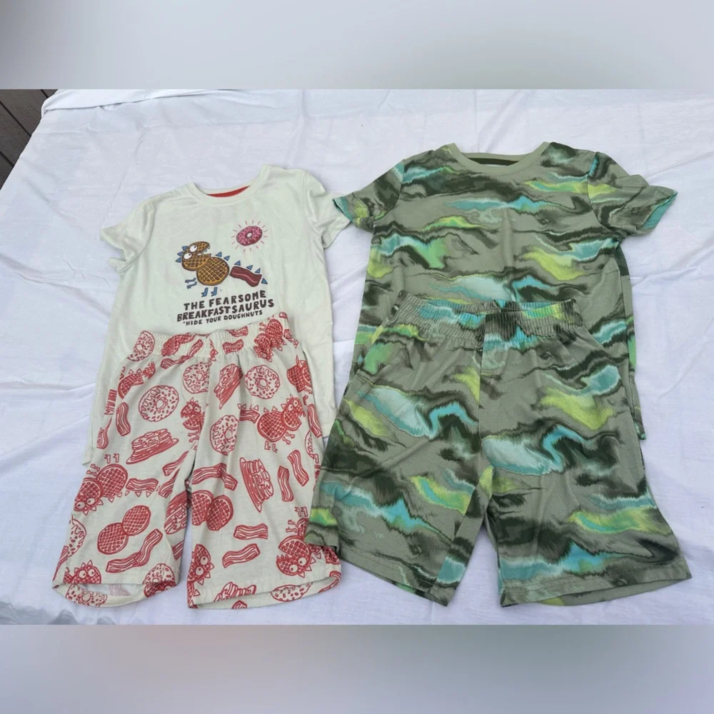 Cat & Jack Pajama Set Bundle Boys size 8 - Picture 2 of 6